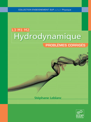 cover image of Hydrodynamique